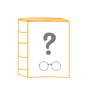 Book with a question mark on the cover