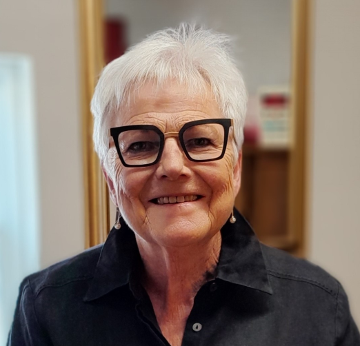 Anne picture of customer wearing a stunning pair of glasses